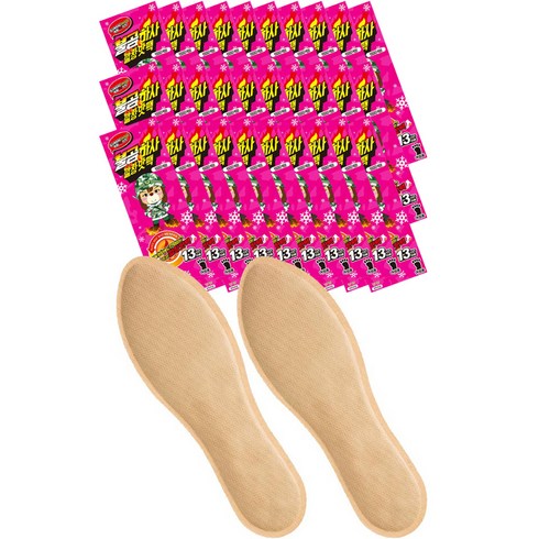 2023년 가성비 최고 불곰하사핫팩 - 불곰하사 여성용 깔창핫팩 M, 30개