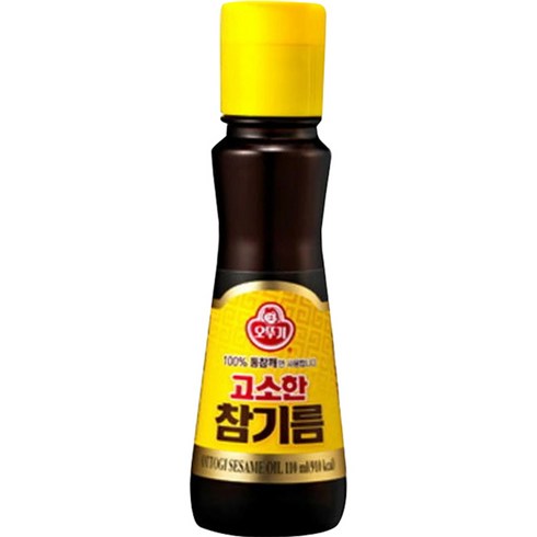 2023년 가성비 최고 참기름 - 오뚜기 고소한 참기름 병, 80ml, 1개