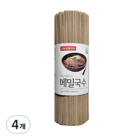 모메수 - 더봉평클래식 메밀국수, 1kg, 4개