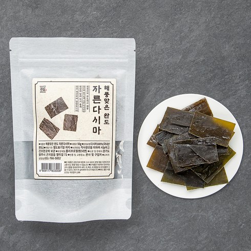 2023년 가성비 최고 다시마 - 주일 해풍맞은 완도 자른다시마, 1개, 50g