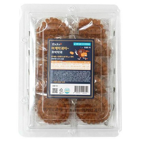 맛의고수 이게약과지 호박약과 40gx10개, 400g, 1개