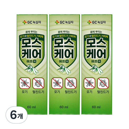 모스케어 에프 액 스프레이, 60ml, 6개