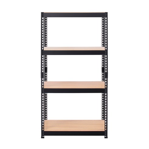 스피드랙 V2 선반 4단 800 x 600 x 1800 mm, 블랙(앵글)