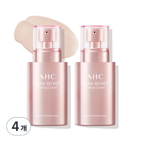 AHC 아우라 시크릿 톤 업 크림 SPF30 PA++ 50g, 4개