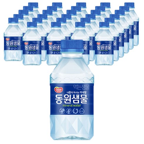 생수300ml - 동원샘물 생수, 300ml, 60개