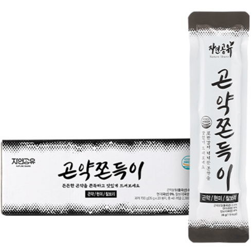 자연공유 곤약쫀드기, 700g, 1개