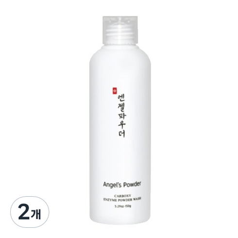 본코리아 탄산 효소세안제 대용량 엔젤파우더, 150g, 2개