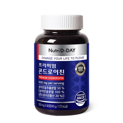 2023년 가성비 최고 콘드로이친 - 뉴트리디데이 프리미엄 콘드로이친, 90정, 1개