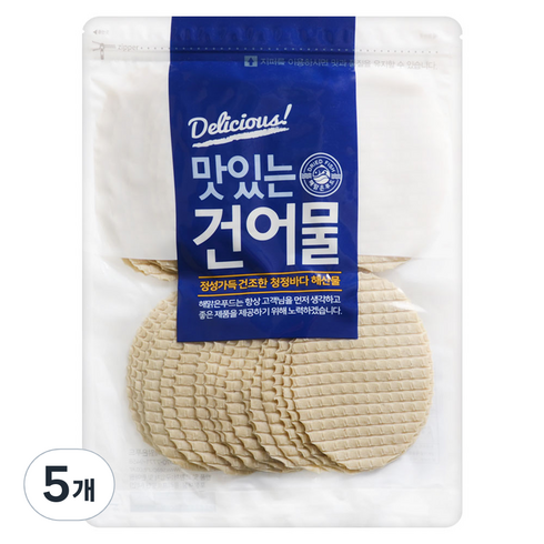 쥐포튀김 - 해맑은푸드 맛나포 튀김쥐포, 400g, 5개