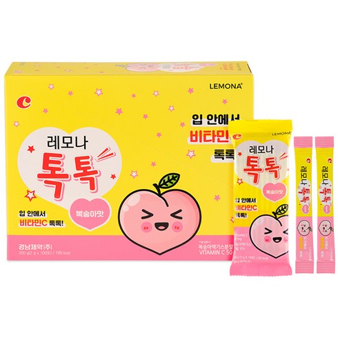 레모나 톡톡 어린이 비타민 간식 2g 100포, 200g, 1개