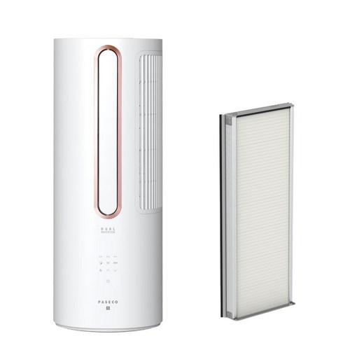 파세코 듀얼인버터 창문형 에어컨 방문설치 PWA-3300WG, PWA-3300WG (로즈골드), 기본+모헤어 추가키트98cm