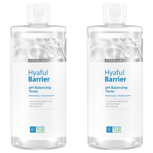 하다라보 히아풀베리어 피에이치 밸런싱 토너, 400ml, 2개