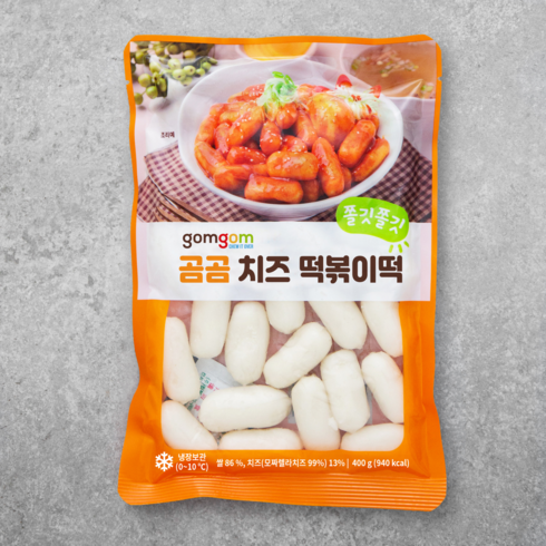 치즈떡 - 곰곰 치즈 떡볶이떡, 400g, 1봉
