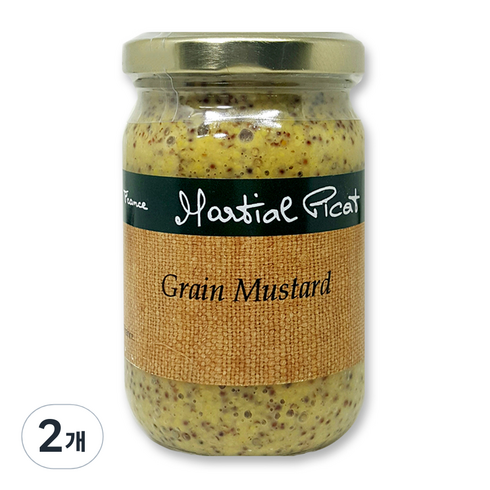 델루이스 홀그레인 머스타드, 200g, 2개