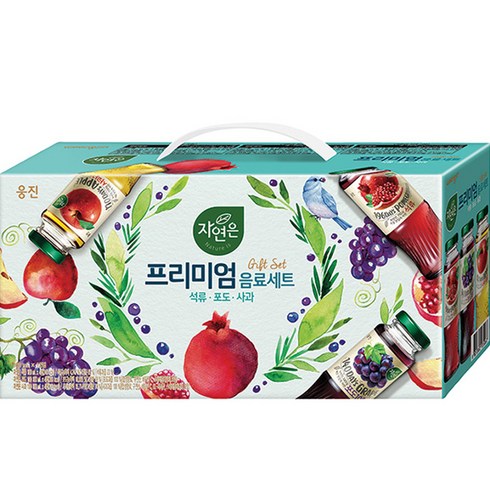 2023년 가성비 최고 병문안선물 - 자연은 프리미엄 음료세트, 180ml, 12개