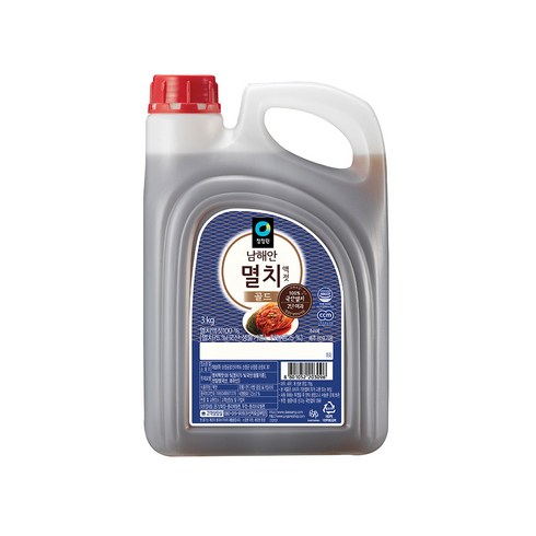 청정원 남해안 멸치액젓 골드, 3kg, 1개