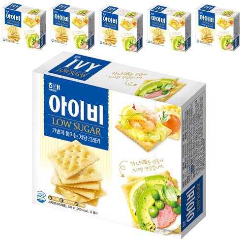 해태제과 아이비, 270g, 6개