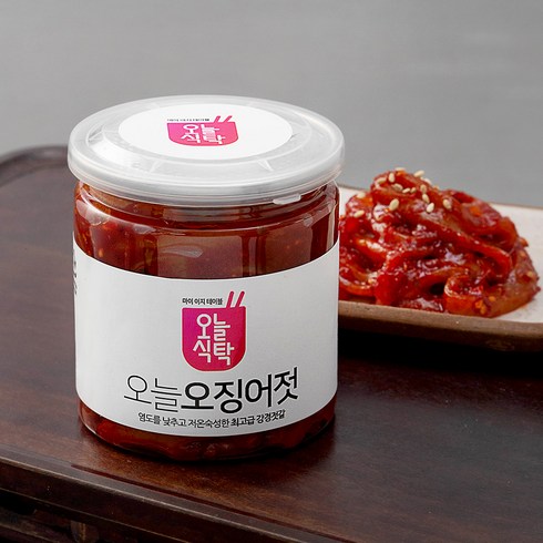 2023년 가성비 최고 강경오징어젓갈 - 오늘식탁 강경 오징어젓, 250g, 1개