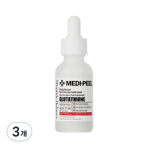 바이오 인텐스 글루타치온 화이트 앰플 30ml 3개  - 메디필 바이오 인텐스 글루타치온 화이트앰플, 30ml, 3개