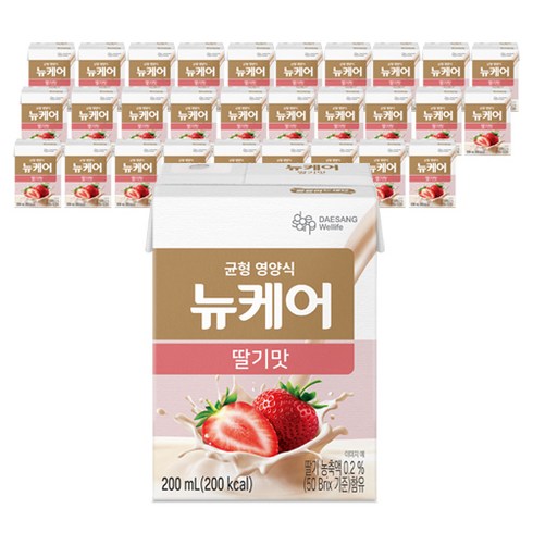 뉴케어 딸기맛, 200ml, 30개