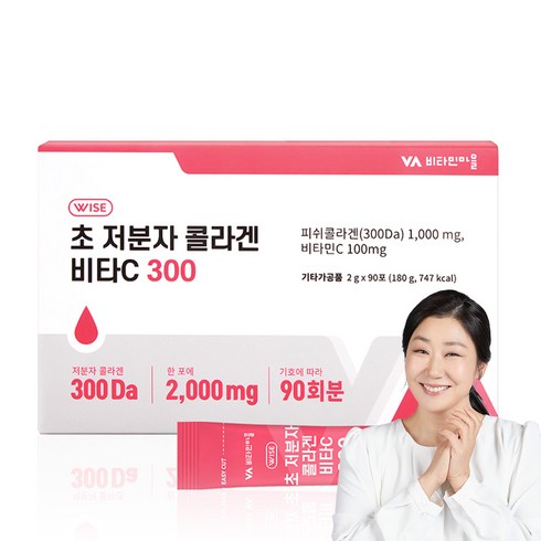 비타민마을 초 저분자 콜라겐 비타C 300 2g x 90p, 1개, 180g
