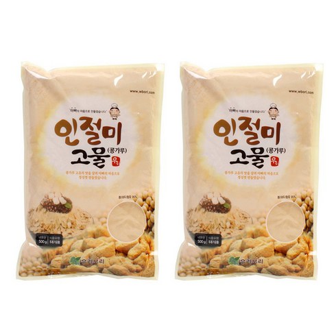 우리보리 인절미고물 500g, 2개