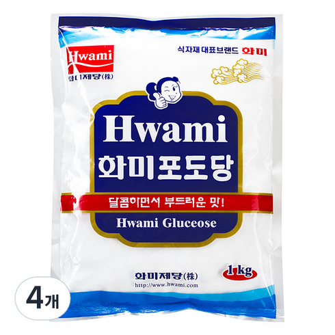 화미포도당 - 화미 포도당, 1kg, 4개