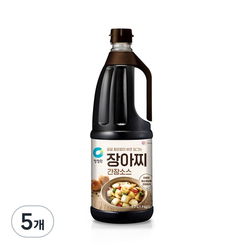 대상 청정원 장아찌 간장소스, 5개, 1.7L