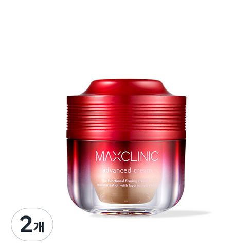 맥스클리닉 어드밴스드 크림, 50ml, 2개