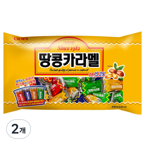 2024년 가성비 최고 바다정원카라멜 - 땅콩카라멜, 720g, 2개