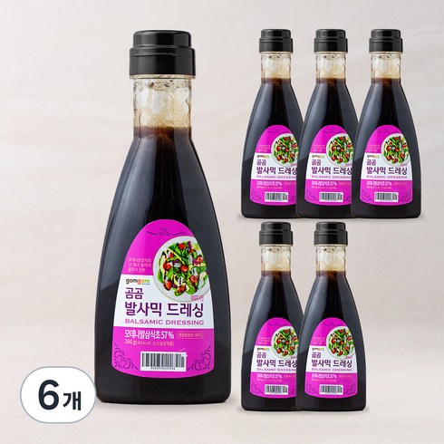 곰곰 발사믹 드레싱, 260g, 6개