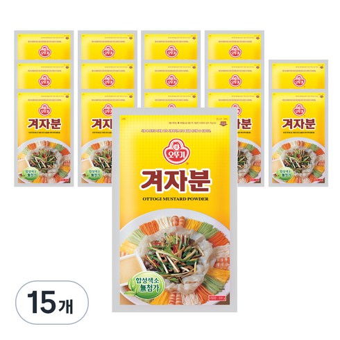 오뚜기 겨자분, 300g, 15개