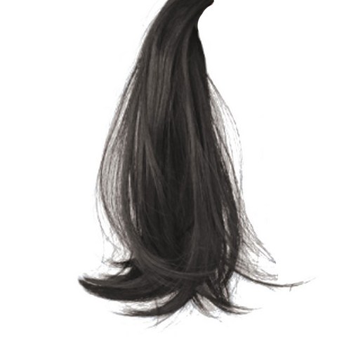 스타일하라 여성용 가연 포니테일 가발 끈묶음형 35cm, 다크브라운, 1개