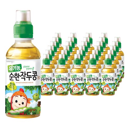 웅진 유기농 순한작두콩, 200ml, 48개