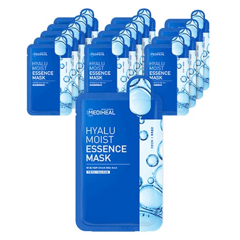 수분팩 - 메디힐 히알루 모이스트 에센스 마스크 20ml, 1개입, 15개