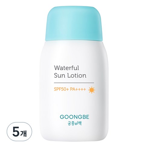 궁중비책 워터풀 선로션 SPF50+ PA++++, 80g, 5개