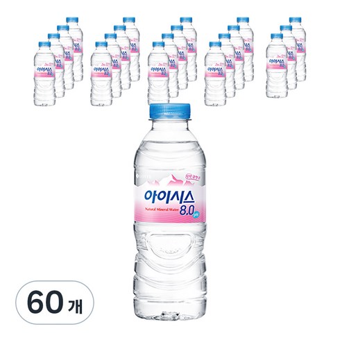 생수300ml - 아이시스 8.0 생수, 300ml, 60개