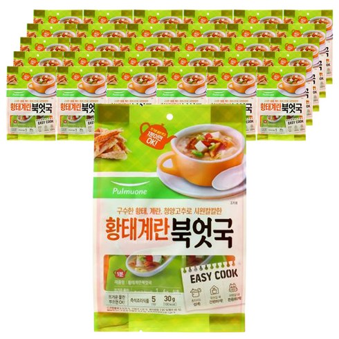 생가득 황태계란 북어국, 30g, 6개