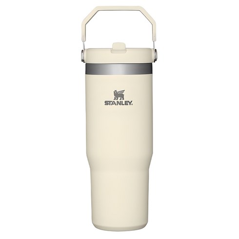 스탠리 아이스플로우 플립 스트로 텀블러, 크림, 887ml, 1개