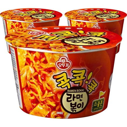 오뚜기 라면볶이 용기 120g*3, 3개