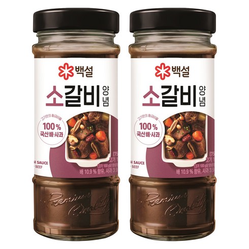 갈비양념 - 백설 소갈비양념, 500g, 2개