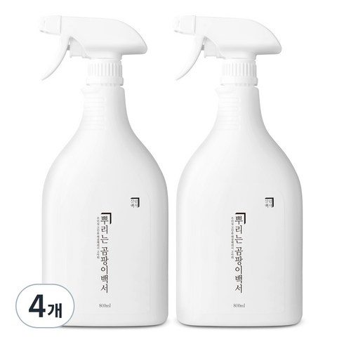 살림백서 곰팡이제거제, 800ml, 4개