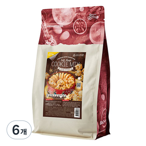 브레드가든 비앤씨마켓 마법 쿠키 믹스, 6개, 1kg