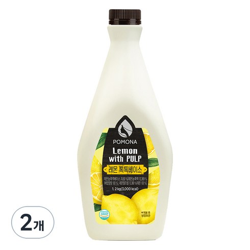 레몬퓨레 - 포모나 레몬 톡톡베이스 1.2kg, 2개
