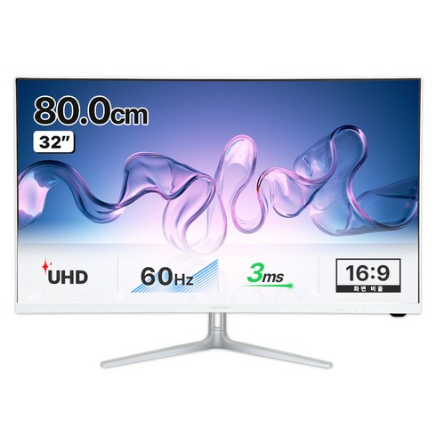 인터픽셀모니터 - 인터픽셀 4K UHD IPS 모니터 화이트 에디션, 80cm, IPU3212(일반)