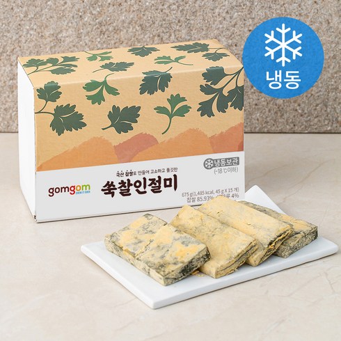 쑥인절미 - 곰곰 쑥찰인절미 (냉동), 675g, 1개