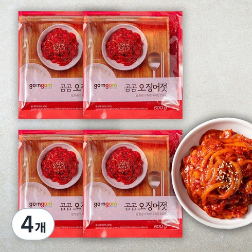 곰곰 오징어젓, 500g, 4개