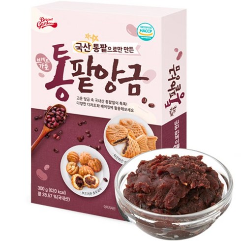 브레드가든 프리미엄 통팥 앙금, 300g, 1개