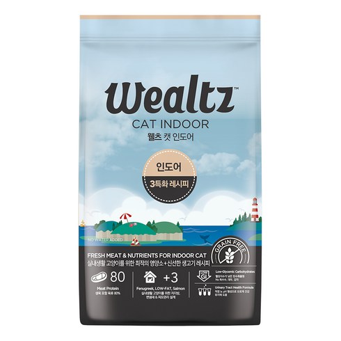 웰츠 캣 인도어, 2.1kg, 1개