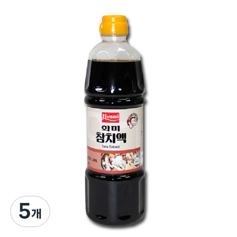 화미참치액 - 화미 참치액, 1kg, 5개